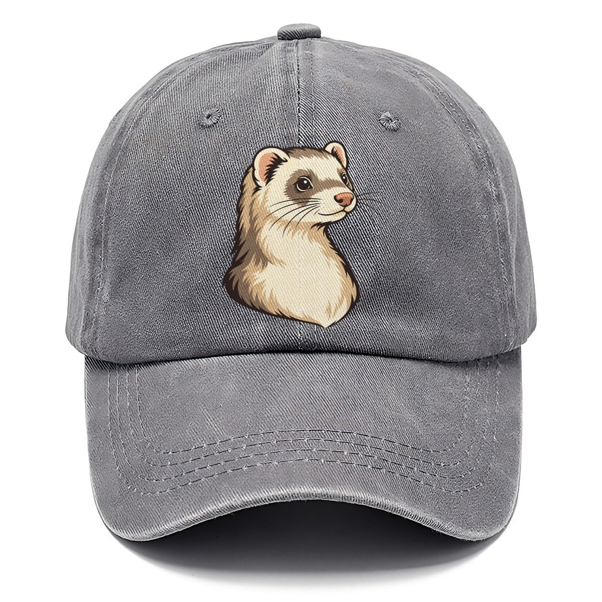 Ferret Cream Portrait Small Pet Logos Classic Cap – Urban Haze