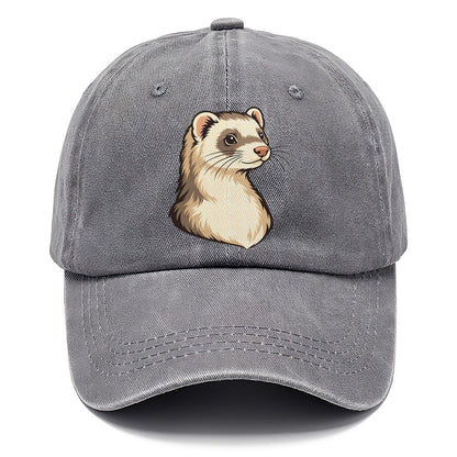 Ferret Cream Portrait Small Pet Logos Classic Cap – Urban Haze