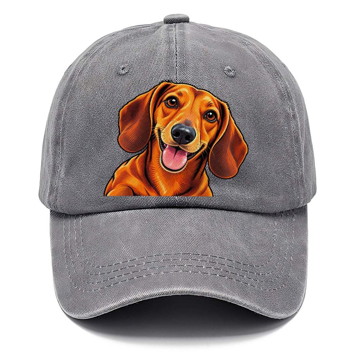 Happy Dachshund Portrait Classic Cap – Urban Haze