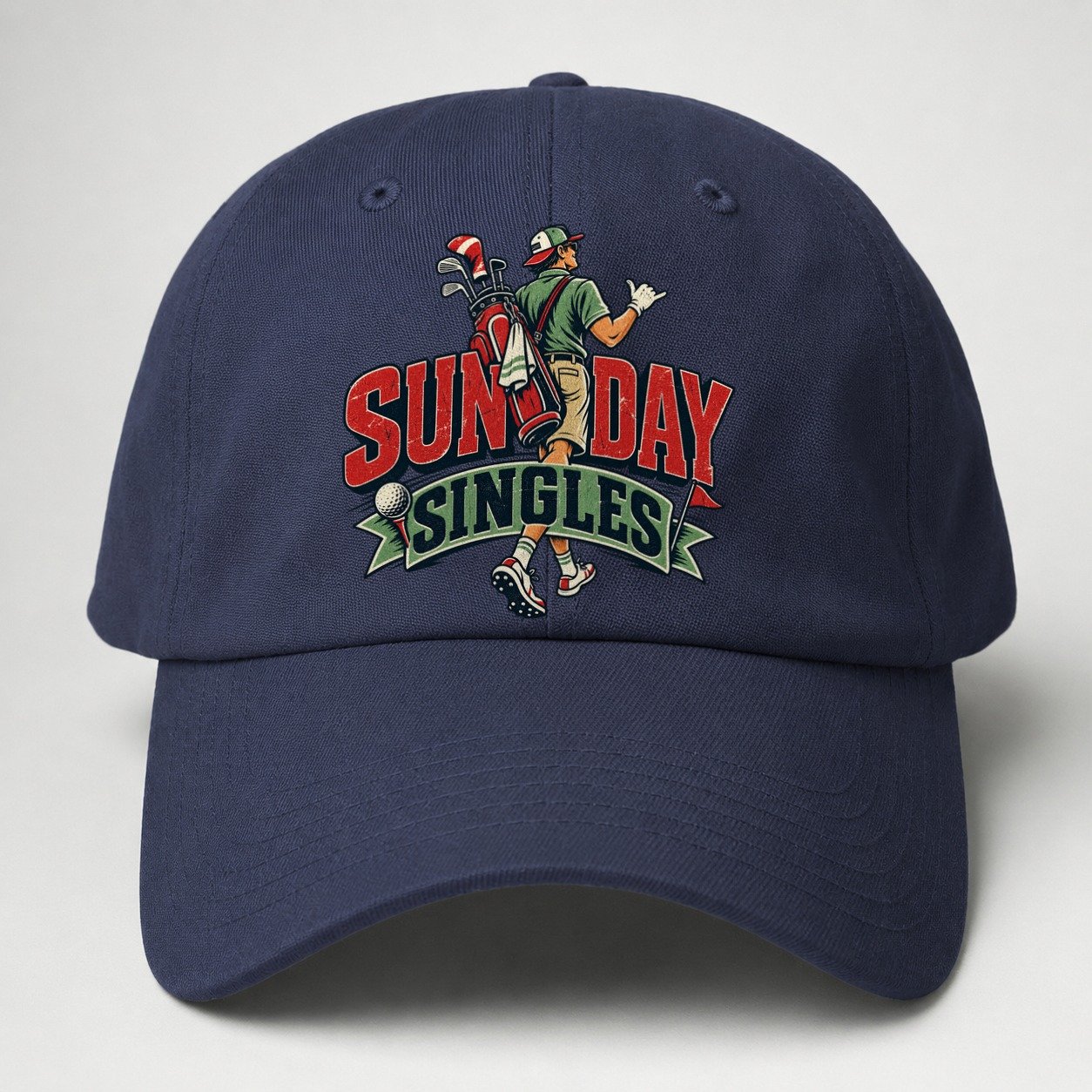 Sunday Singles Golf Life Baseball Cap – Twilight Navy
