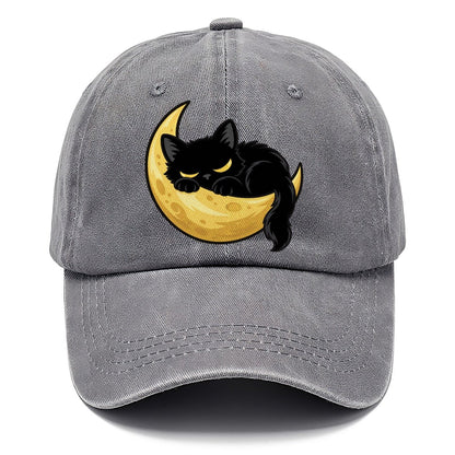 Black Cat Crescent Moon Fan Favorites Classic Cap – Urban Haze