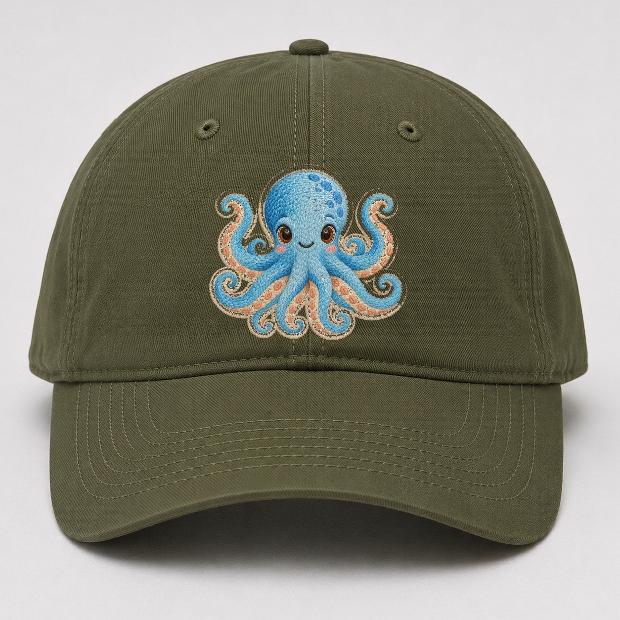 Starfish Little Twist Sea Sprite Baseball Cap – Army Green