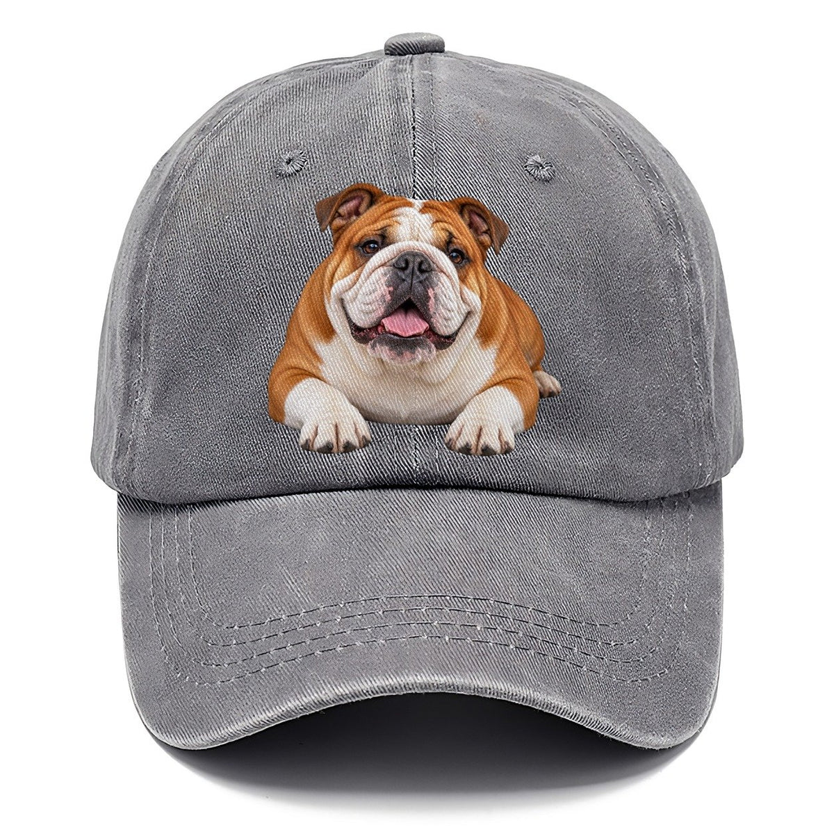 English Bulldog Lying Down Top Breeds Classic Cap – Urban Haze