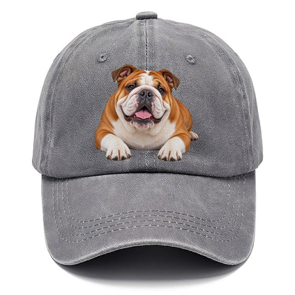 English Bulldog Lying Down Top Breeds Classic Cap – Urban Haze