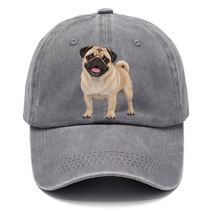 Pug Standing Top Breeds Classic Cap – Urban Haze