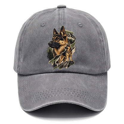 German Shepherd Mountain Portrait Classic Cap – Urban Haze