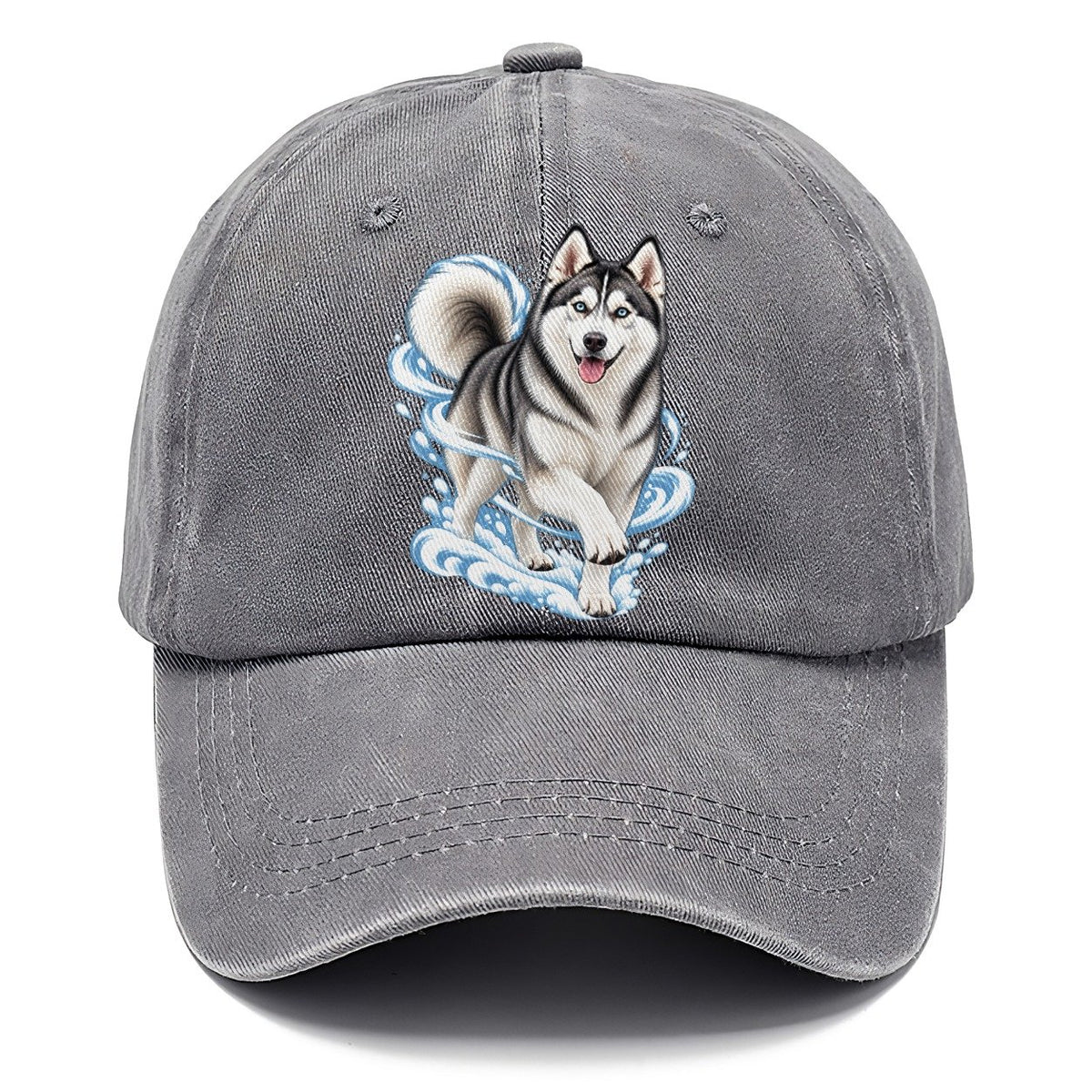 Blue-Eyed Husky Snow Swirl Classic Cap – Urban Haze