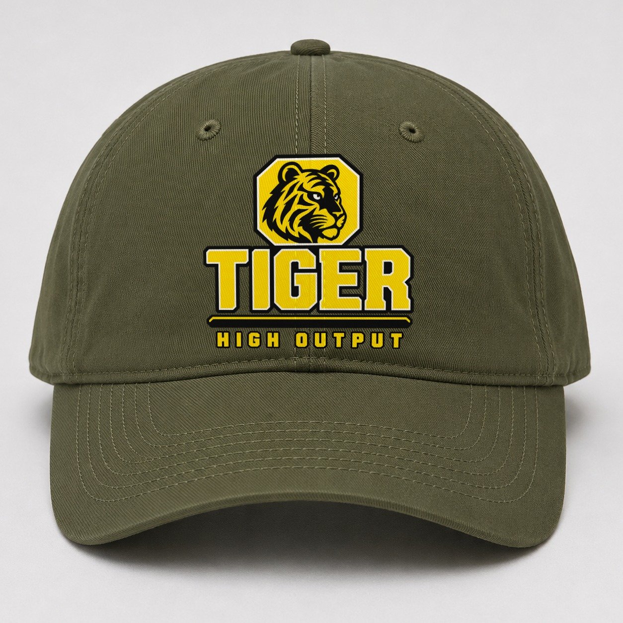 Tiger High Output Heavy Duty Baseball Cap – Army Green