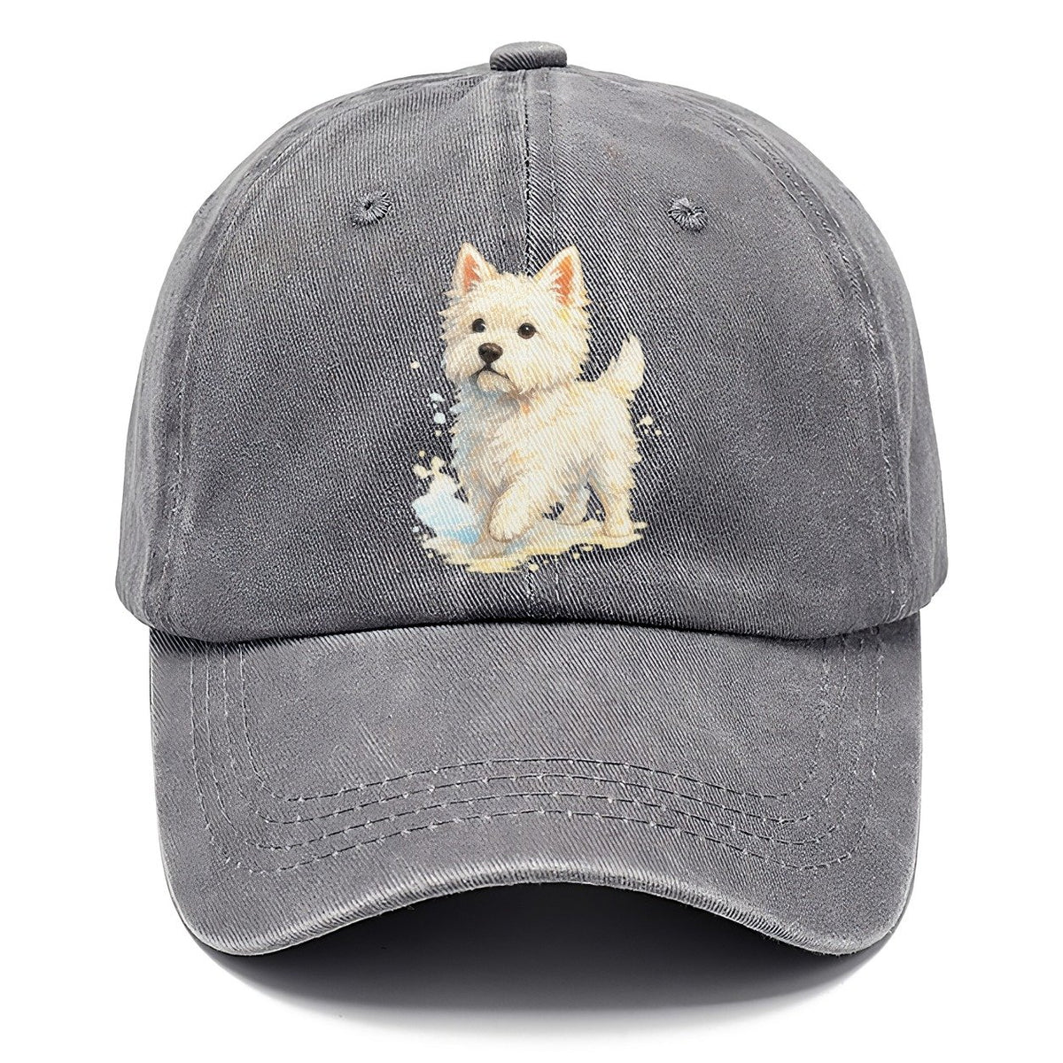 Westie Watercolor Portrait Classic Cap – Urban Haze