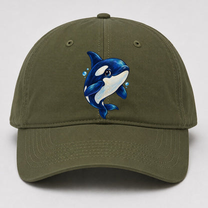 Orca Three Quarter Glide Sea Sprite Baseball Cap – Army Green