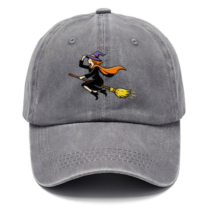 Flying Witch on Broomstick Classic Cap – Urban Haze