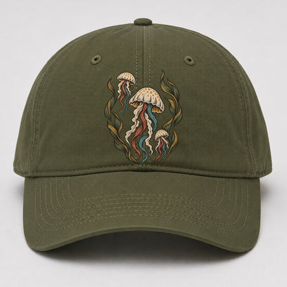 Jellyfish Kelp Lanterns Gentle Wild Baseball Cap – Army Green