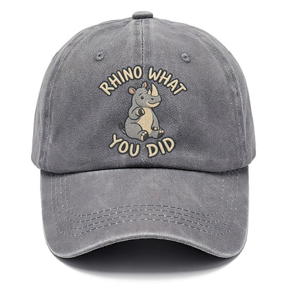 Rhino Animal Puns Classic Cap – Urban Haze