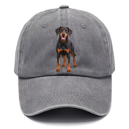 Doberman Pinscher Standing Front Facing Top Breeds Classic Cap – Urban Haze