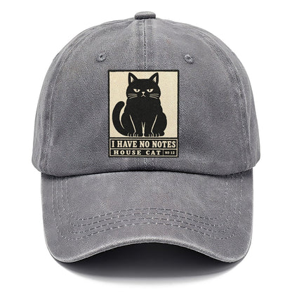 I Have No Notes Neko Says No Classic Cap – Urban Haze