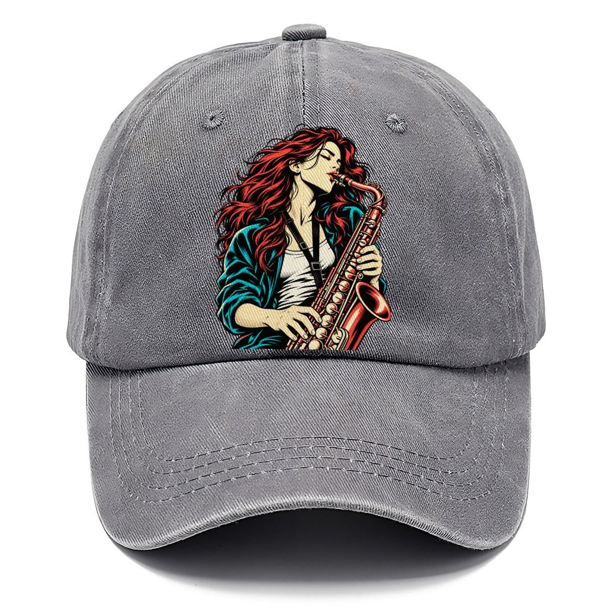 Red-Haired Saxophonist Classic Cap – Urban Haze