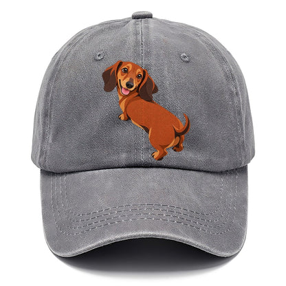 Happy Dachshund Looking Back Classic Cap – Urban Haze