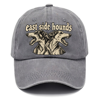 Two Lean Hound Heads Back To Back Facing Opposite Directions Bark For Me Classic Cap – Urban Haze