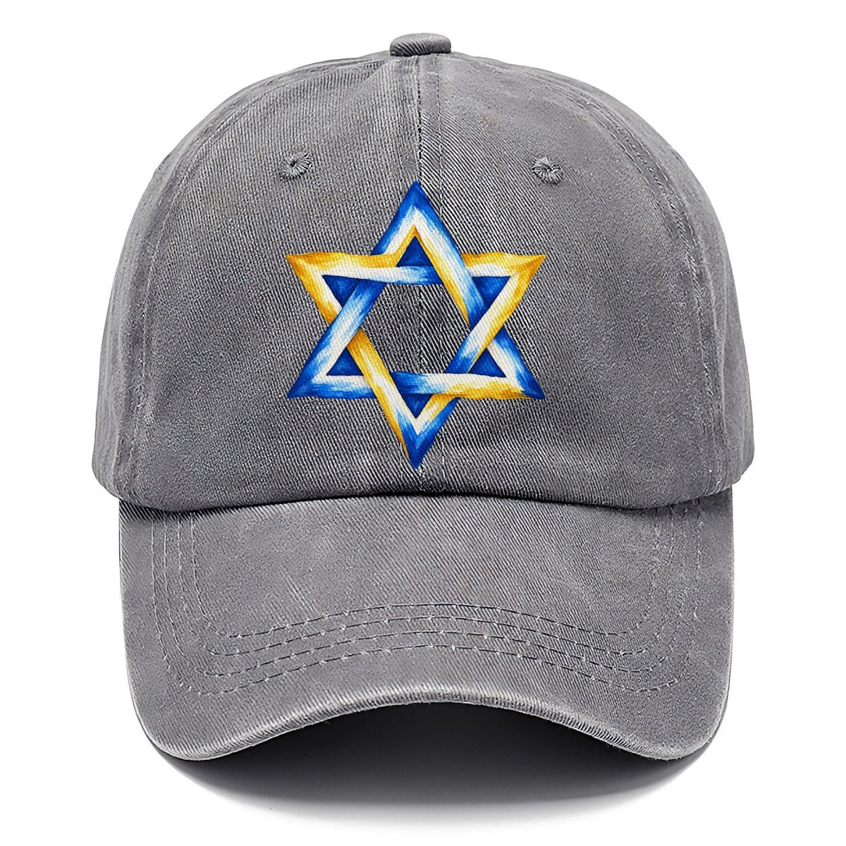 Star of David Left Chest Washed Classic Cap – Urban Haze