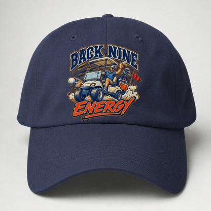 Back Nine Energy Golf Life Baseball Cap – Twilight Navy