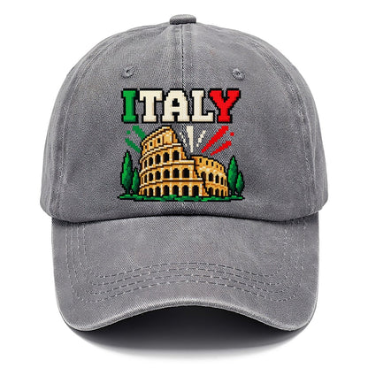 Italy Retro Pixel Badge Classic Cap – Urban Haze