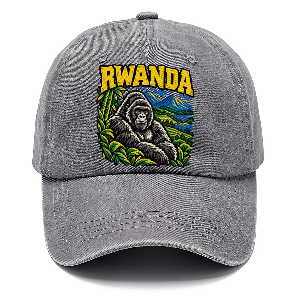 Rwanda Woodcut Badge Logo Classic Cap – Urban Haze