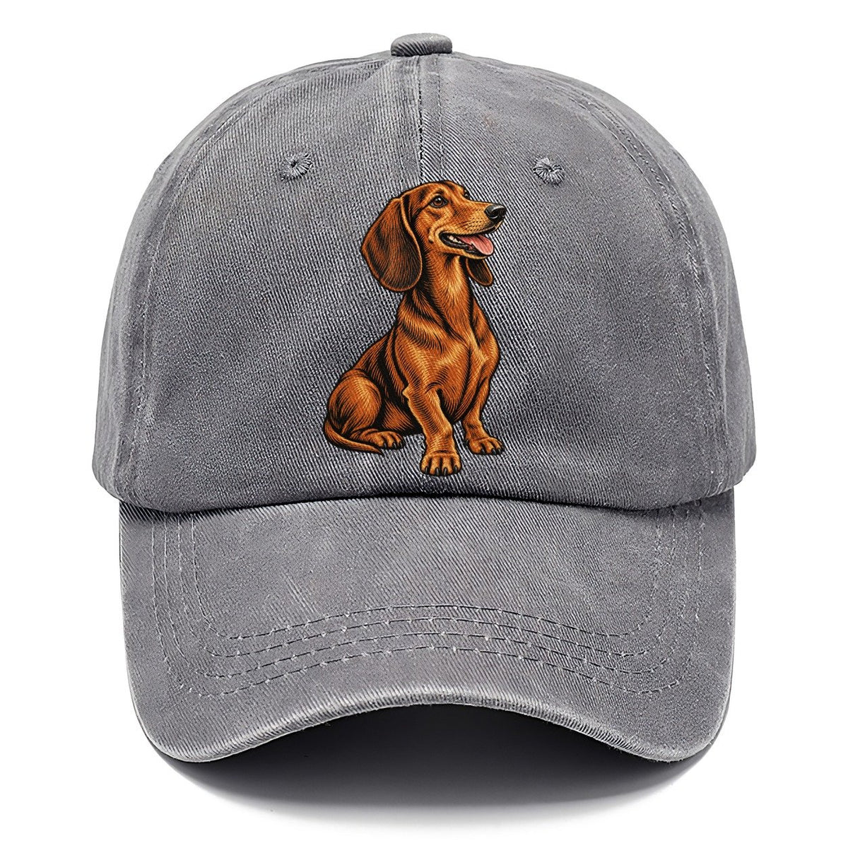 Happy Dachshund Portrait Classic Cap – Urban Haze