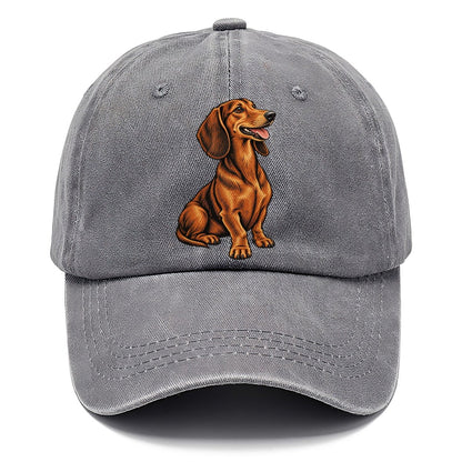 Happy Dachshund Portrait Classic Cap – Urban Haze