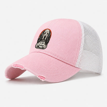 English Setter Mug Truths Dog Mug Truths Washed Trucker Hat – Light Pink