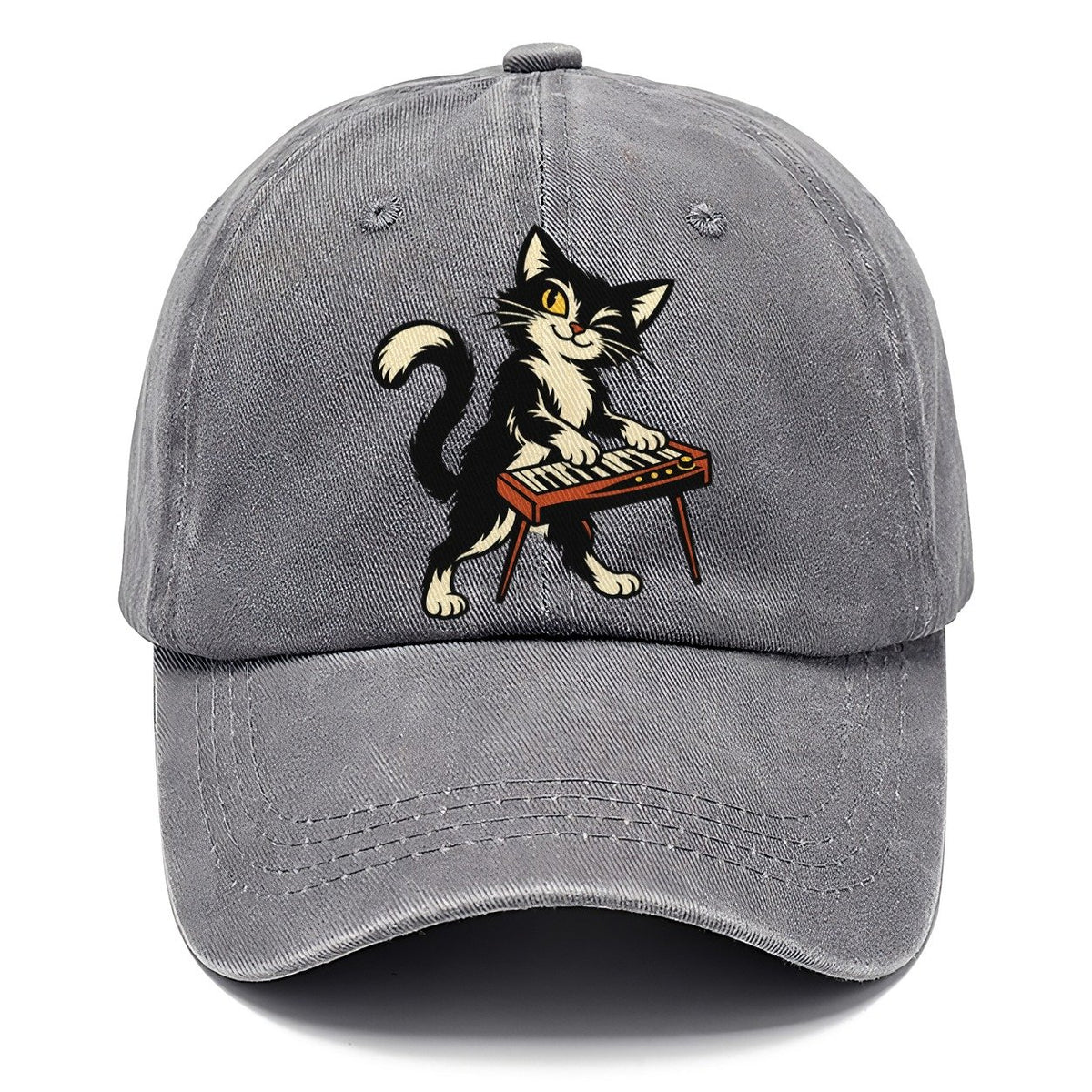 Black Cat Night Pianist Sundown Familiars Classic Cap – Urban Haze