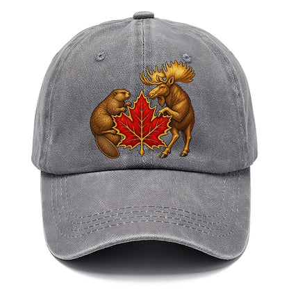 Canada Beaver And Moose Classic Cap – Urban Haze