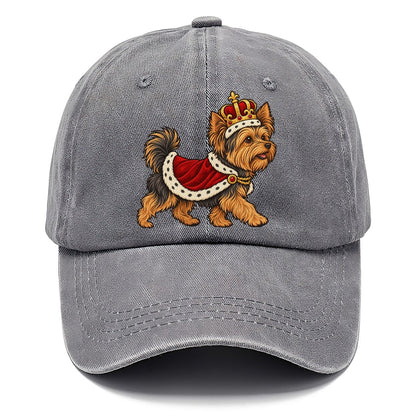 One Yorkshire Terrier In Halloween Costume Little King Costume With A Felt Crown And Short Red Velvet Robe Halloween Dog Parade Classic Cap – Urban Haze