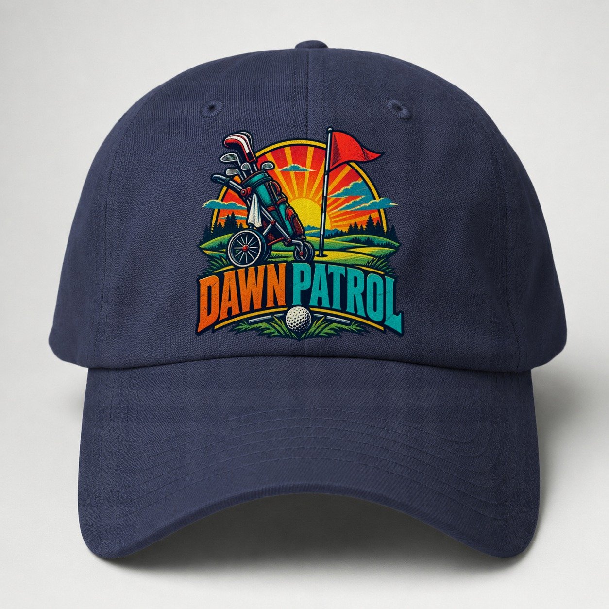 Dawn Patrol Golf Life Baseball Cap – Twilight Navy