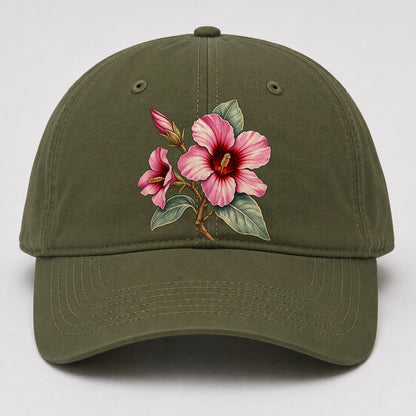 Northern Territory Sturt Desert Rose Australia Cultural Icons Baseball Cap – Army Green