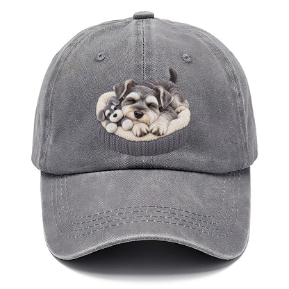Miniature Schnauzer Silhouette Classic Cap – Urban Haze