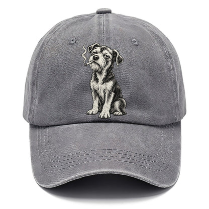 Smoking Terrier Dog Classic Cap – Urban Haze