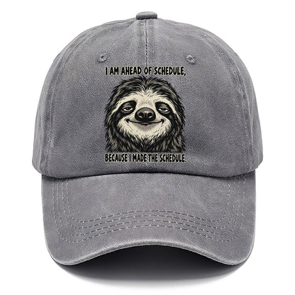 I Am Ahead Of Schedule Feral Logic Classic Cap – Urban Haze