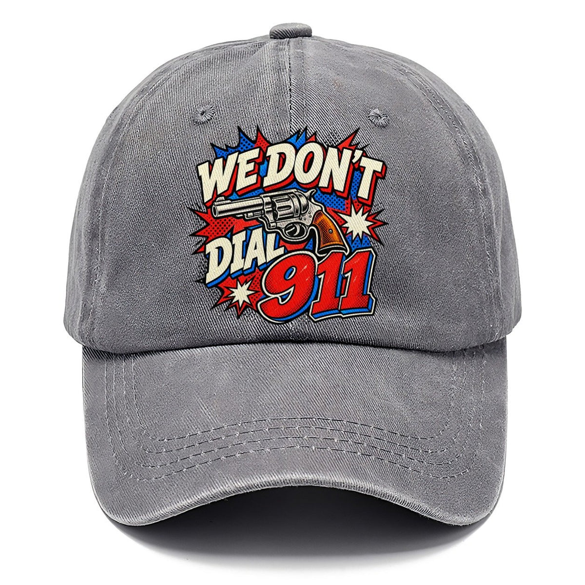 Comic Pop Burst We Don't Dial 911 Classic Cap – Urban Haze