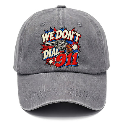 Comic Pop Burst We Don't Dial 911 Classic Cap – Urban Haze