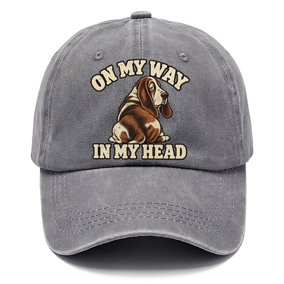Basset Travelling In Thought Character Club Classic Cap – Urban Haze
