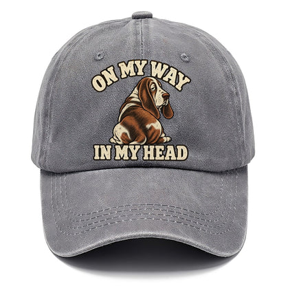 Basset Travelling In Thought Character Club Classic Cap – Urban Haze