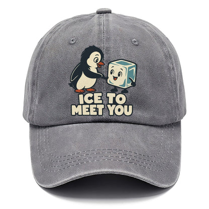 Ice To Meet You Familiar Punchlines Classic Cap – Urban Haze