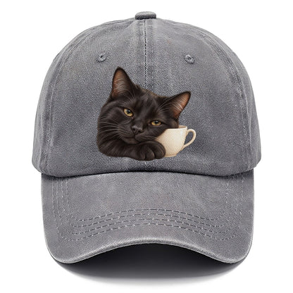 Black Cat Teacup Companion Pastimes Companions Classic Cap – Urban Haze