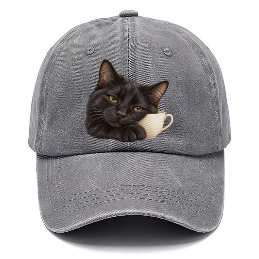 Black Cat Teacup Companion Pastimes Companions Classic Cap – Urban Haze