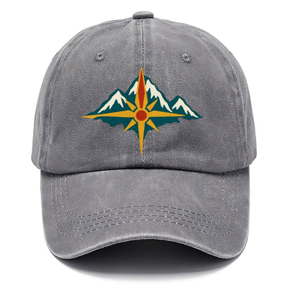 Mountain Compass Fold Keepsake Emblem Classic Cap – Urban Haze