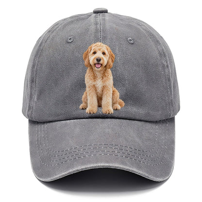 Goldendoodle Sitting Top Breeds Classic Cap – Urban Haze