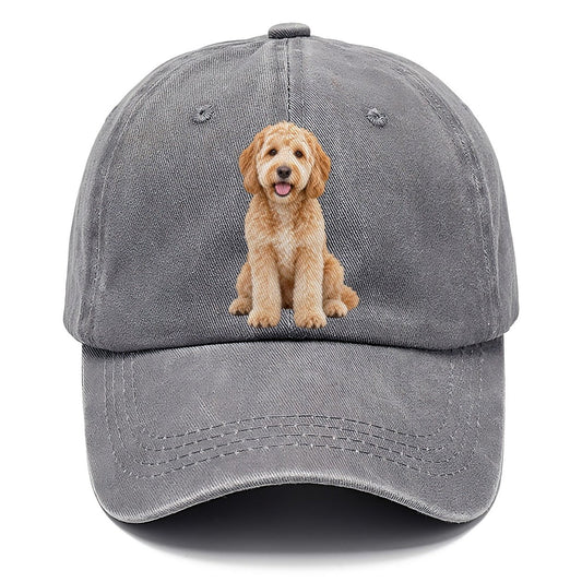 Goldendoodle Sitting Top Breeds Classic Cap – Urban Haze