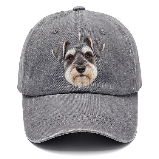 Schnauzer Listening Portrait Everyday Originals Classic Cap – Urban Haze