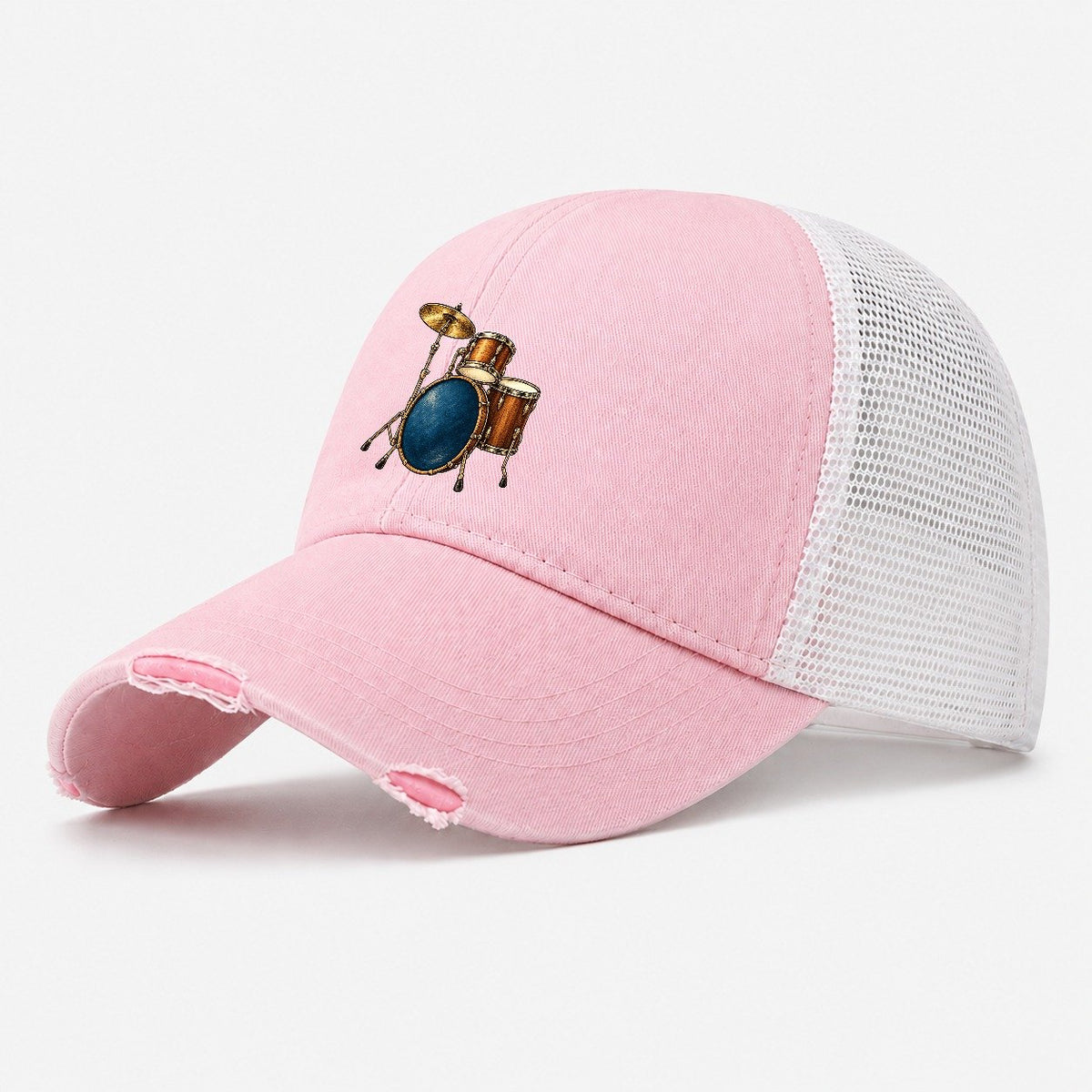 Compact Midnight Jazz Kit Pastimes Companions Washed Trucker Hat – Light Pink