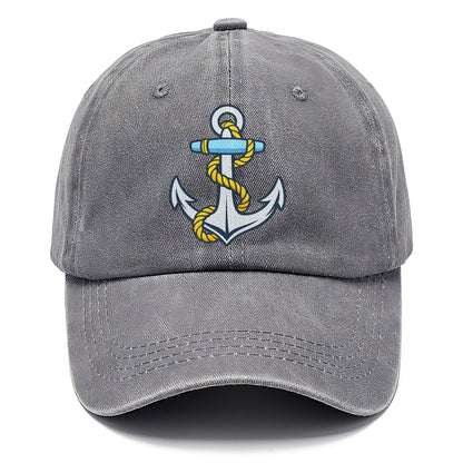 Anchor with Golden Rope Classic Cap – Urban Haze